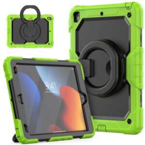 Apple iPad 10.2 (19/20/21) Rugged Tablet Cover with Screen Protector, Stand/Handle/Strap