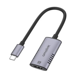 Amalink Type-C To HDMI 4K DP Alt Adapter, Type-C DP Alt to HDMI Big Screen