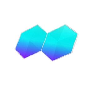 2 PACK - LED Ambient Light Tile Add On, Extra tiles for our LED tile sets