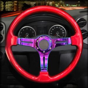 Acrylic Steering Wheel 35cm/70mm Bolt Spacing, Sim Racing/Off Road