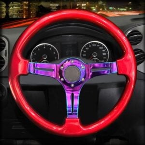 Acrylic Steering Wheel 35cm/70mm Bolt Spacing, Sim Racing/Off Road