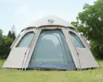 Large Hexagon Double-Layer Waterproof Camping Tent