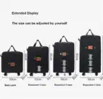 158L Expandable Luggage Bag – Foldable Rolling Travel Bag - Image 4