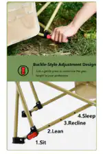 Portable Folding Beach Chair – Enhanced Size & Comfort - Image 7