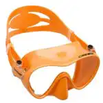 Cressi F1 High-Grade Silicone Frameless Dive Mask - Orange