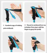 7075 Aluminium Trekking Poles with Quick Lock System - Image 4