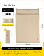 Self-Inflating Mattress – Double Size | Outdoor & Home Use - Image 2
