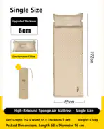 Self-Inflating Mattress – Single Size | Outdoor & Home Use