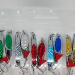 Mega Combo 21gm Kahawai Lures 10 Lures with Tackle Box