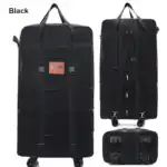 158L Expandable Luggage Bag – Foldable Rolling Travel Bag