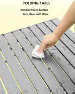 Adjustable Folding Camping Table – Portable Outdoor Table 51cm - Image 5