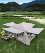 Double Layers Waterproof  Tent PU3000+ - Image 9