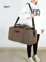 Canvas Storage Bag – High-Capacity Travel, Camping & Moving Luggage Bag - Image 8