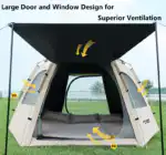 Hexagonal Camping Tent - Durable, Quick Setup - Image 7