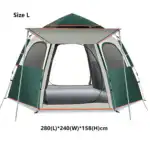 Hexagonal Camping Tent - Durable, Quick Setup - Image 15
