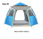 Hexagonal Camping Tent - Durable, Quick Setup - Image 14