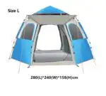 Hexagonal Camping Tent - Durable, Quick Setup - Image 17