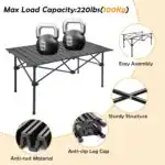 The Perfect Travel Camping Table – 95cm Foldable Outdoor Table - Image 5