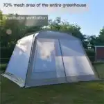 Anti-Mosquito Awning Canopy – Mesh Screen Portable Beach & Camping Tent - Image 2