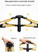 Double Layer Camping Tent Waterproof Pop-up Tent 3-4 Person - Image 9