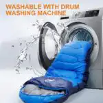 4-Season Adults Envelope Camping Sleeping Bag – Compact & Lightweight - Image 8