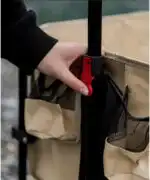 Heavy Duty Collapsible Trolley,Wagon Cart – Extra Large 260L, All-Terrain Wheels - Image 8