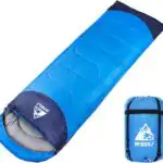 4-Season Adults Envelope Camping Sleeping Bag – Compact & Lightweight