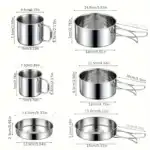 Outdoor Cookware Set - 304 Stainless Steel Camping Utensils Kit - Image 2