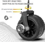 Heavy Duty Collapsible Trolley,Wagon Cart – Extra Large 260L, All-Terrain Wheels - Image 6