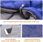 4-Season Adults Envelope Camping Sleeping Bag – Compact & Lightweight - Image 9