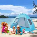 Pop-Up Beach Tent Sun Shelter – Easy Setup & Portable