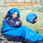 4-Season Adults Envelope Camping Sleeping Bag – Compact & Lightweight - Image 4