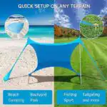 Portable Beach Canopy –Sun Shade Awning - Image 8