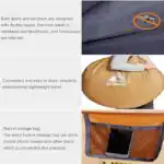 Boat-Shaped Pop-Up Camping Tent Large 260(L) x 150 (W) x 105(H)cm - Image 5