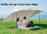 Canopy Tent – Ultra-Lightweight Outdoor Camping Shade with Silver Coating - Image 6