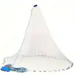 6ft Fishing Casting Net with Sinkers Weights