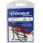 Youvella Octy Hooks 8/0 (4 per pack)