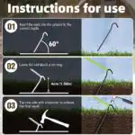 Camping Pegs – 10pcs Aluminium Alloy Tent Stakes - Image 3