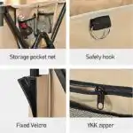 Heavy Duty Collapsible Trolley,Wagon Cart – Extra Large 260L, All-Terrain Wheels - Image 5