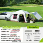 SUV Tailgate Car Tent – Quick Setup & All-Weather Outdoor Shelter - Image 2