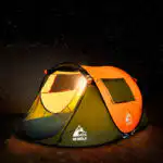 Boat-Shaped Pop-Up Camping Tent Large 260(L) x 150 (W) x 105(H)cm - Image 8