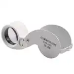 40X Portable Folding Magnifier Loupe - Illuminated Magnifier