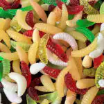 50PCS 2cm 0.3g Artificial Soft Grub Bait