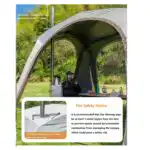 Automatic Dome Canopy & Tent – Includes 4 Side Walls and 1 Groundsheet - Image 6