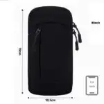 Waterproof Running Armband Phone Holder – 2 Pocket Sports Wrist Wallet for Gym & Outdoor Exercise (Fits up to 6.8” phone) - Image 4