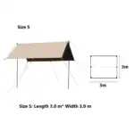 Square Sun Shade Sail – Waterproof Outdoor Canopy for Garden, Patio, and Parties - Image 13