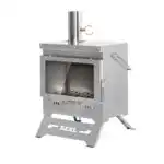 Wood Burning Stove – Outdoor Winter Heating Stove with Fire Viewing Glass - Image 4