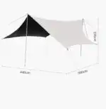 Large Butterfly-Style Blackout Canopy – Waterproof & Portable - Image 4