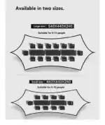 Camping Black-Glue Coating Canopy – Portable Beach & Outdoor Sun Shelter - Image 2