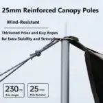 Large Butterfly-Style Blackout Canopy – Waterproof & Portable - Image 9